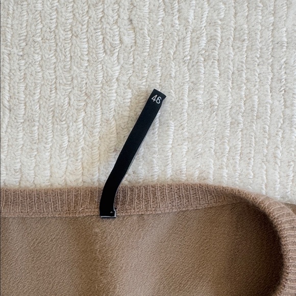 LIVIANA CONTI Wool Cashmere Tan Button-Up Cardigan size IT 46 US L - Picture 6 of 6